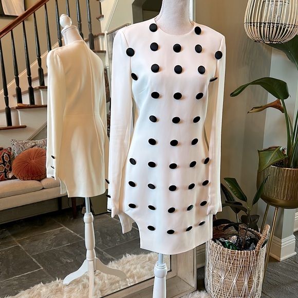 MOD BUTTON DRESS by DAVID KORMA - Picture 2 of 9